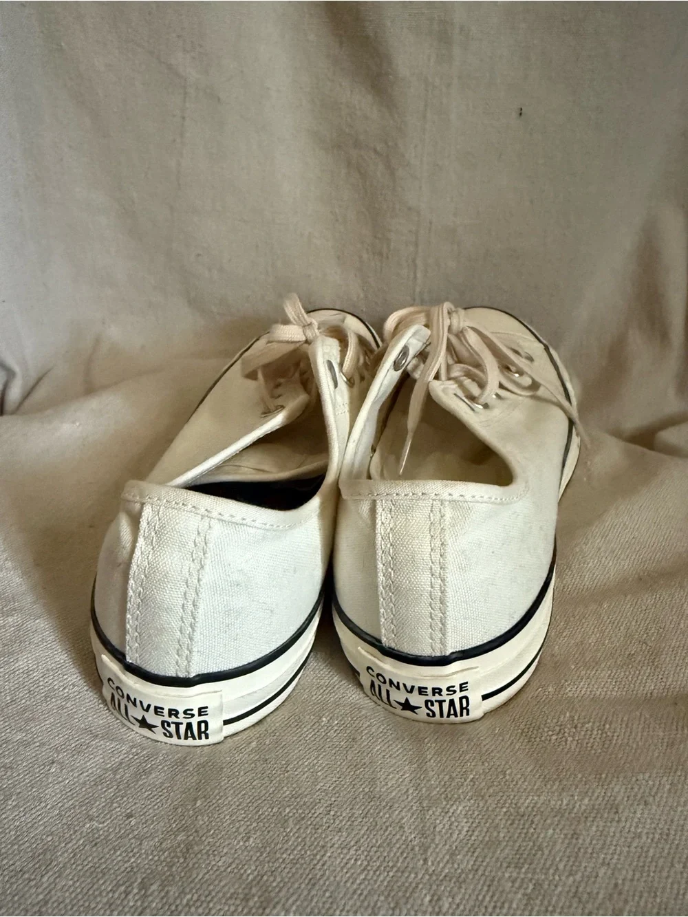 Converse Low-Top Canvas Sneakers - Cream